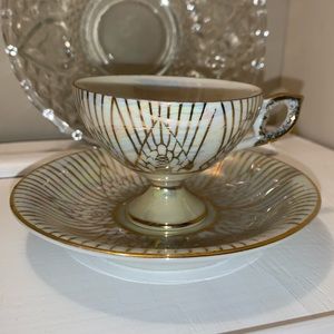 Small Cute Teacup and Saucer